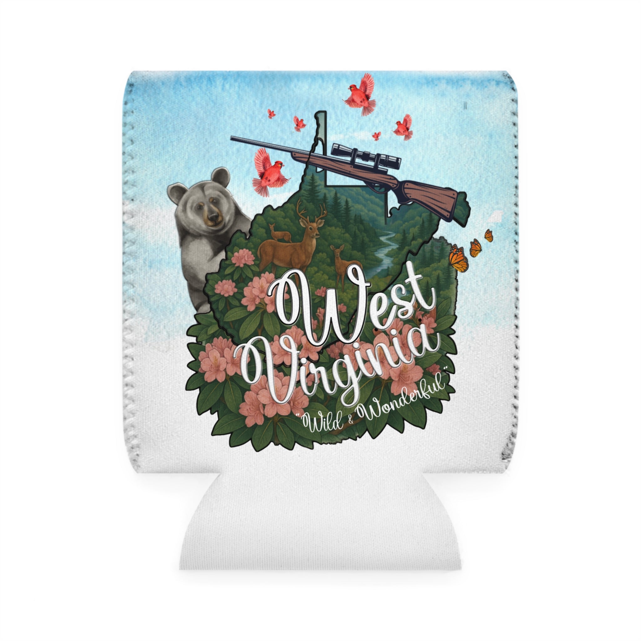 West Virginia State Koozie