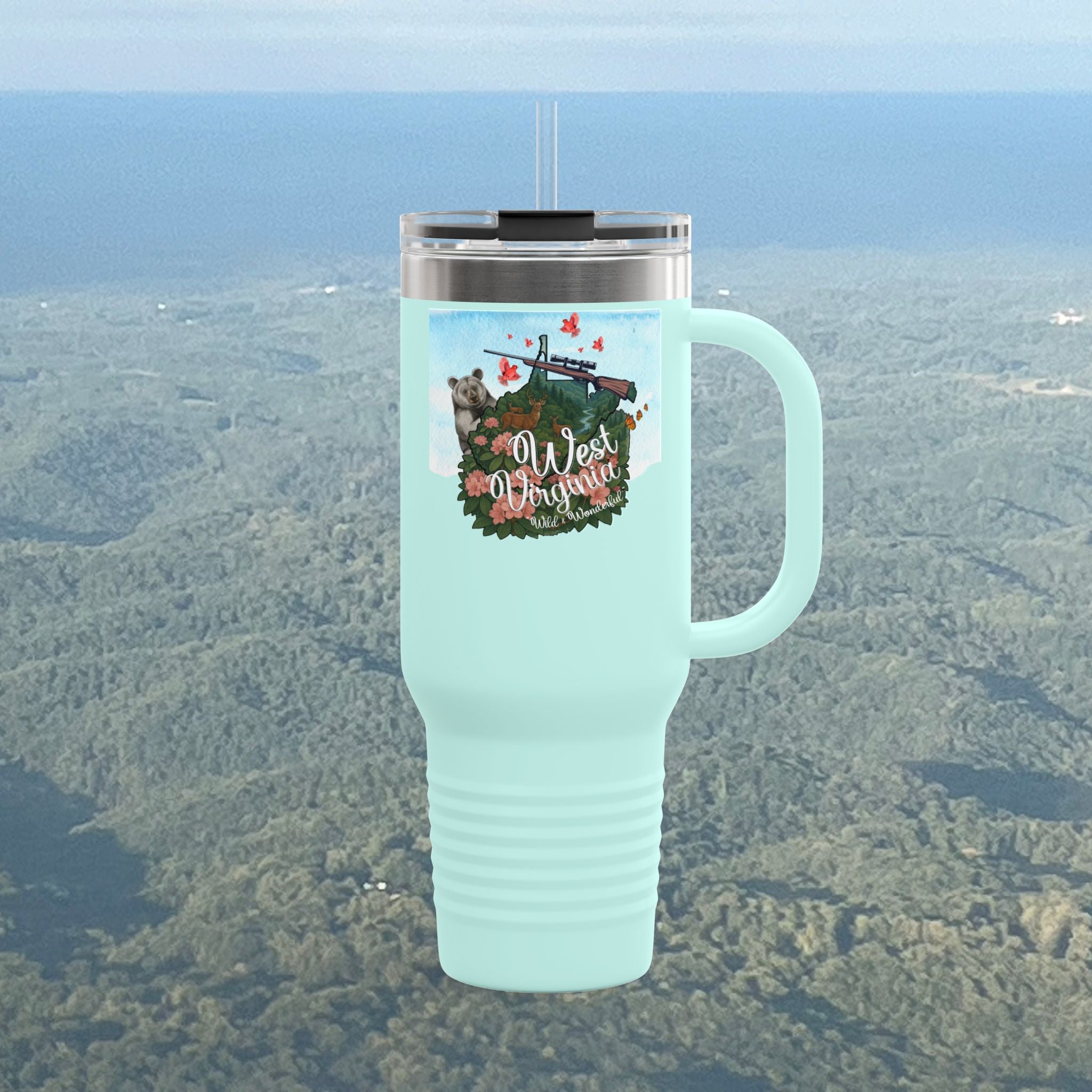West Virginia State Tumbler (40oz)
