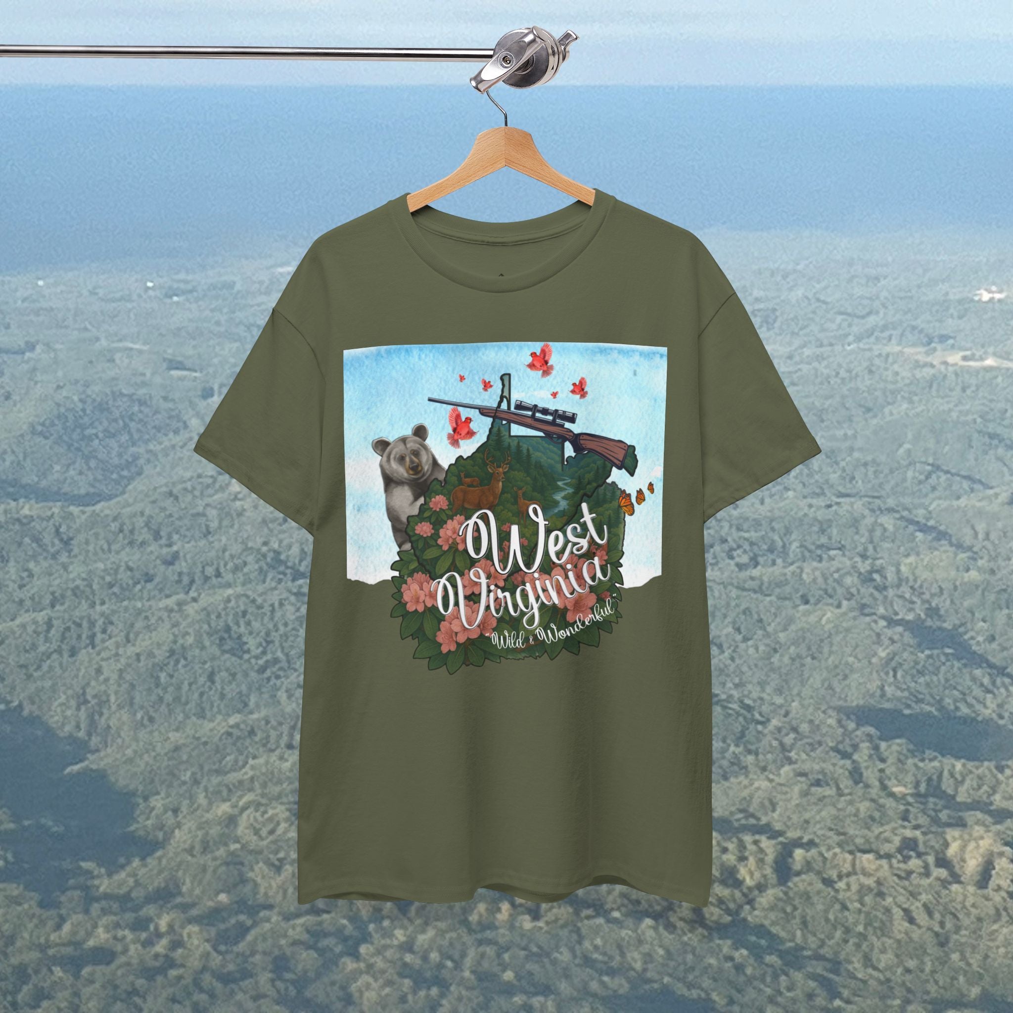 West Virginia State Tee