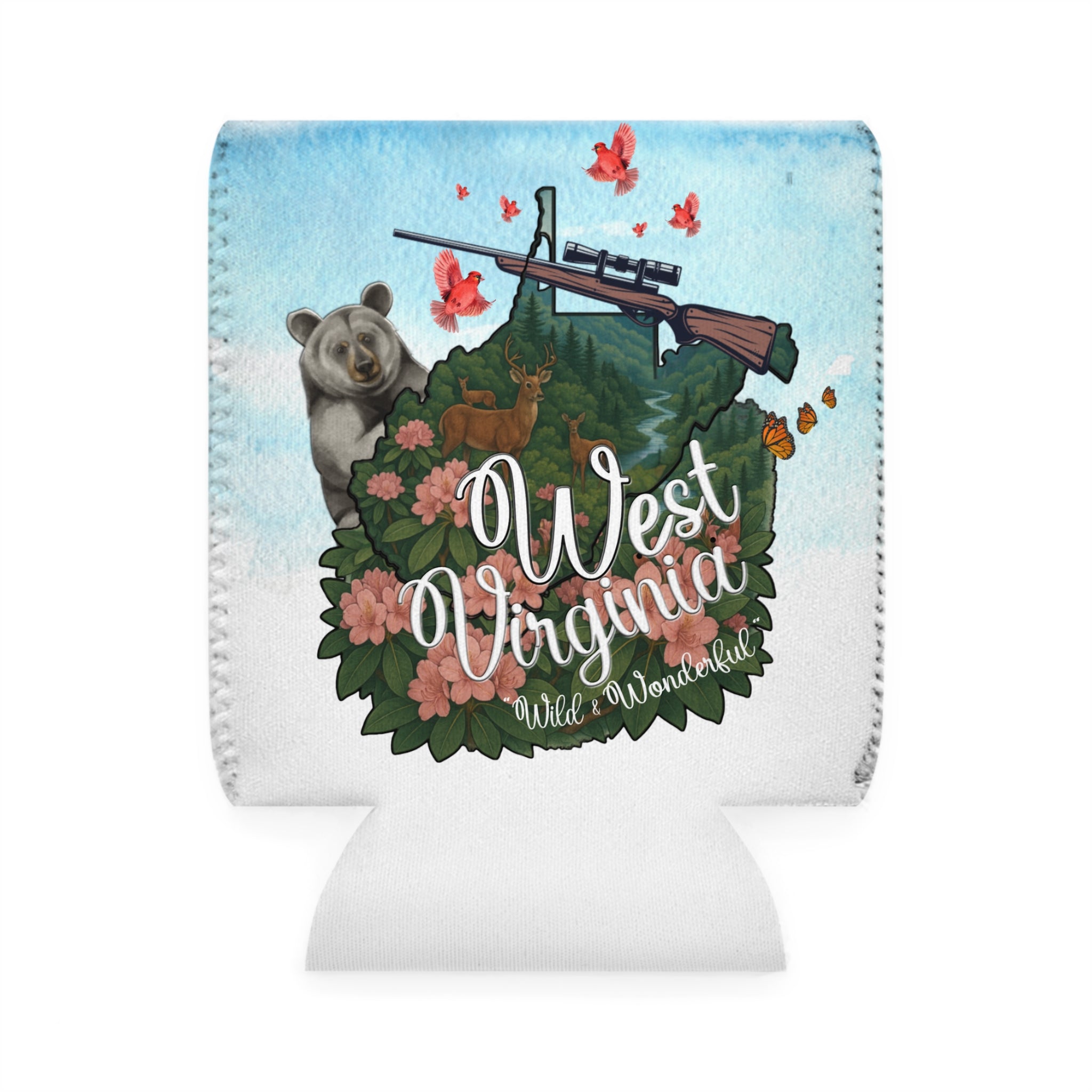 West Virginia State Koozie