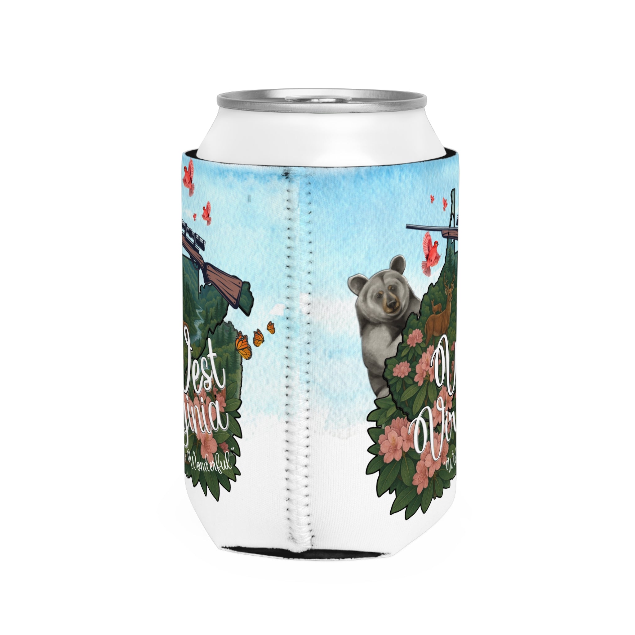 West Virginia State Koozie