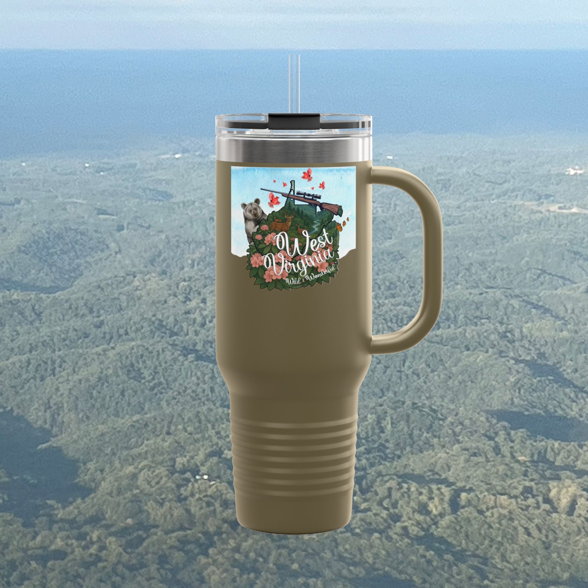 West Virginia State Tumbler (40oz)