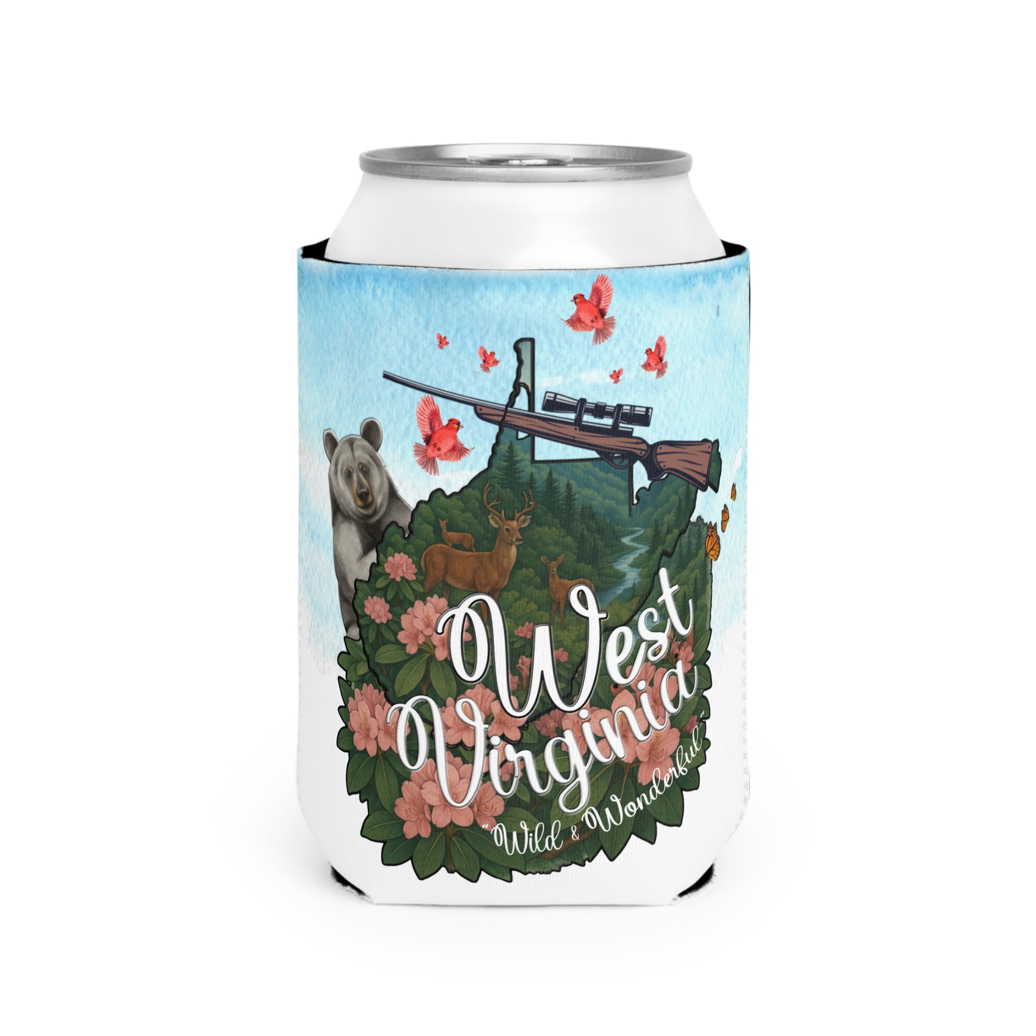 West Virginia State Koozie