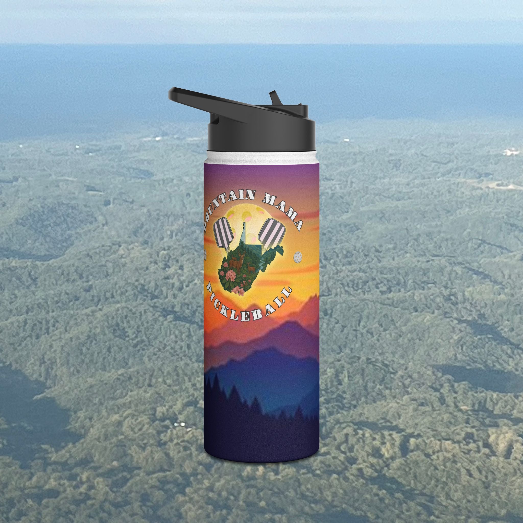 Mountain Mama Stainless Steel Water Bottle